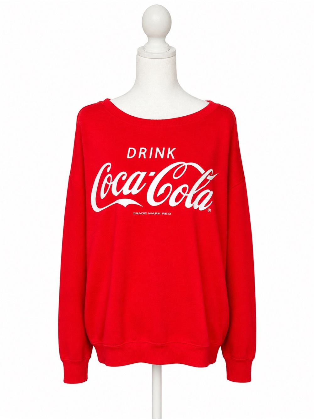Coca-Cola Bold Red Crewneck with White Logo